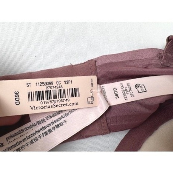 Victoria's Secret Very Sexy Smooth Push-Up Bra Purple Vapor 36DD NWT - Picture 6 of 8